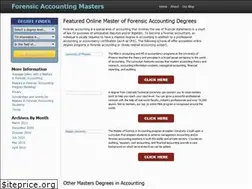 Sites similar to mastersinforensicaccounting.com