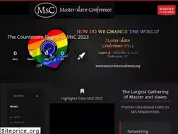 Sites similar to masterslaveconference.org
