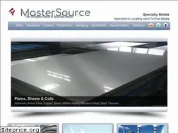 Sites similar to mastersourceco.com