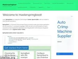 Sites similar to masterspringboot.com