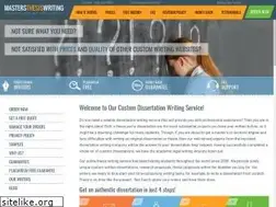Sites similar to mastersthesiswriting.com
