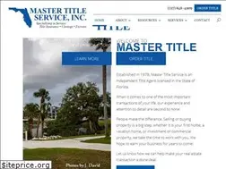 Sites similar to mastertitle.com