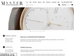 Sites similar to masterwatchmaking.com.au