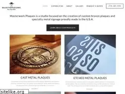Sites similar to masterworkplaques.com