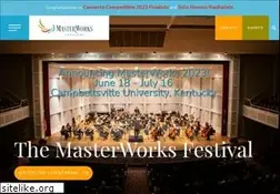 Sites similar to masterworksfestival.org