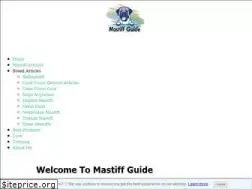 Sites similar to mastiffguide.com