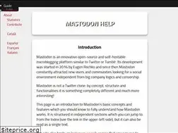 Sites similar to mastodon.help