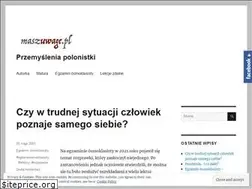 Sites similar to maszuwage.pl
