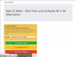 Sites similar to mat-o-wahl.de
