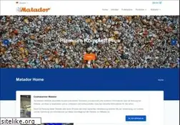Sites similar to matador-futter.com