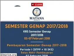 Sites similar to matanauniversity.ac.id
