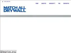 Sites similar to matchalldrywall.com