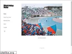 Sites similar to matchday-note.com