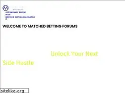Sites similar to matchedbettingforums.com