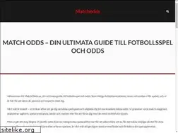 Sites similar to matchodds.se