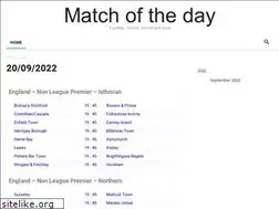 Sites similar to matchoftheday.org