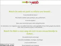 Sites similar to matchonweb.be
