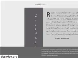 Sites similar to matejsprogblog.blogspot.com