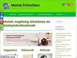Sites similar to matek-erthetoen.hu