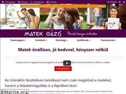 Sites similar to matekmindenkinek.hu