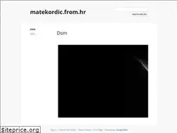 Sites similar to matekordic.from.hr