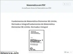 Sites similar to matematicaempdf.wordpress.com