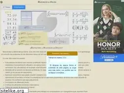 Sites similar to matematicas.online