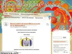 Sites similar to matematicas6colgesan.wordpress.com