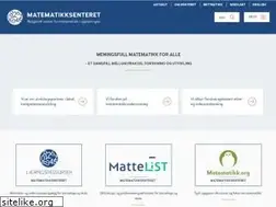 Sites similar to matematikksenteret.no