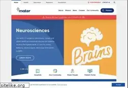 Sites similar to mater.org.au