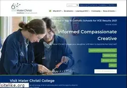 Sites similar to materchristi.edu.au