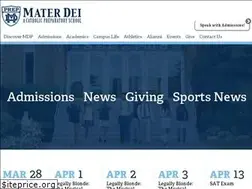 Sites similar to materdeiprep.org