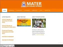 Sites similar to materecclesiaeschool.edu.ph