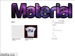 Sites similar to material.bigcartel.com