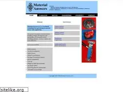 Sites similar to materialanswers.com