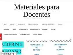 Sites similar to materialesdocentes.com