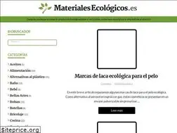 Sites similar to materialesecologicos.es