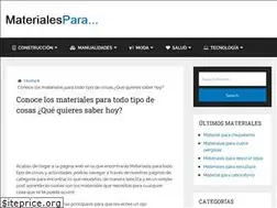 Sites similar to materialespara.com