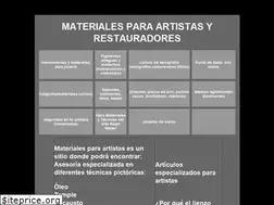 Sites similar to materialesparartistas.com