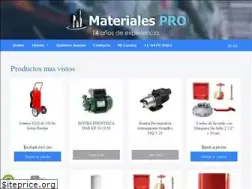 Sites similar to materialespro.com.ar
