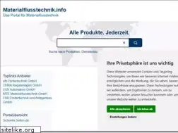 Sites similar to materialflusstechnik.info