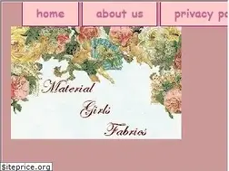 Sites similar to materialgirlsfabrics.com