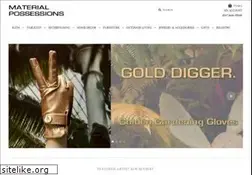Sites similar to materialpossessions.com