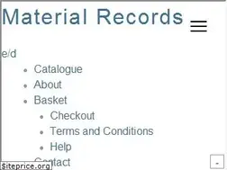 Sites similar to materialrecords.com
