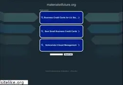 Sites similar to materials4future.org