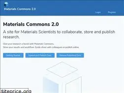 Sites similar to materialscommons.org