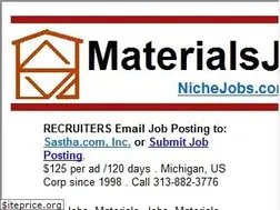 Sites similar to materialsjobs.com