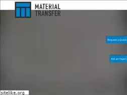 Sites similar to materialtransfer.com