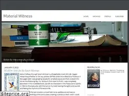 Sites similar to materialwitness.typepad.com