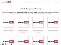 Sites similar to materias.net